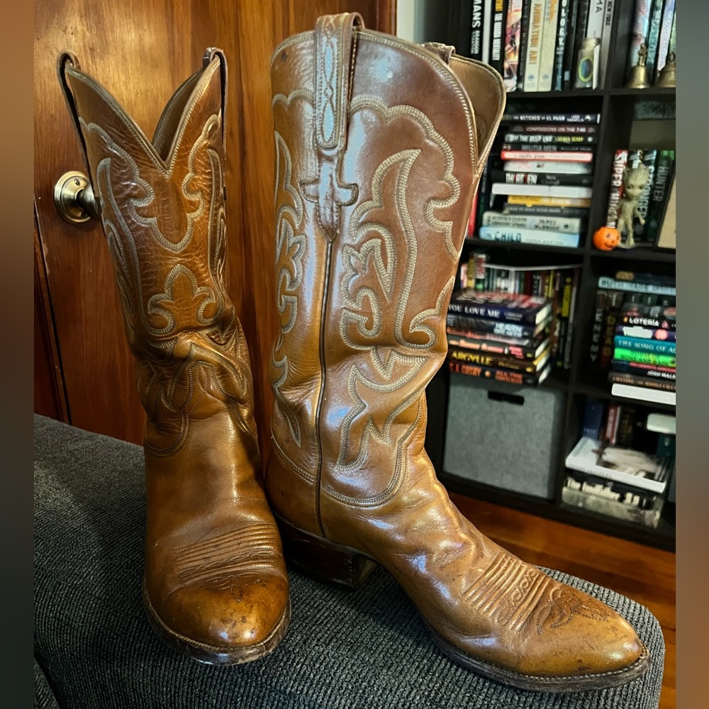 Lucchese Brown Heeled Boots